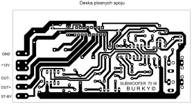 deska plošného spoje-burky